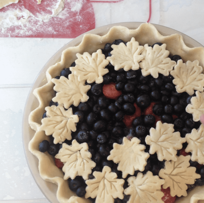 Blueberry Pie 4th of July!