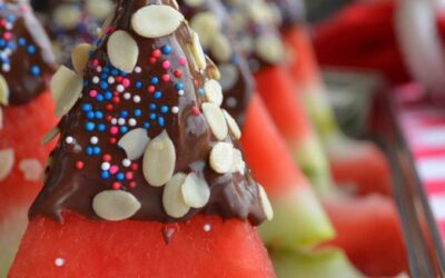 Chocolate Dipped Watermelon