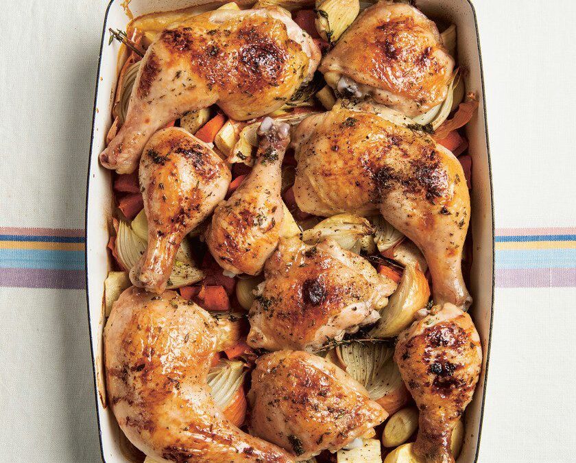 Celebrate Rosh Hashanah with Roast Chicken with Thyme