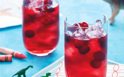 Whole 30’s Cranberry-Pear Rooibos Iced Tea Mocktail